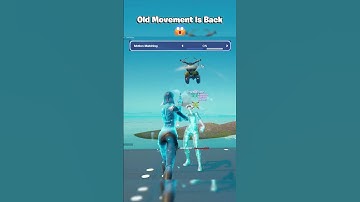 Old Movement Is Back In Chapter 5 🤯 | How To Get Old Movement In Fortnite Chapter 5 🤩 #shorts