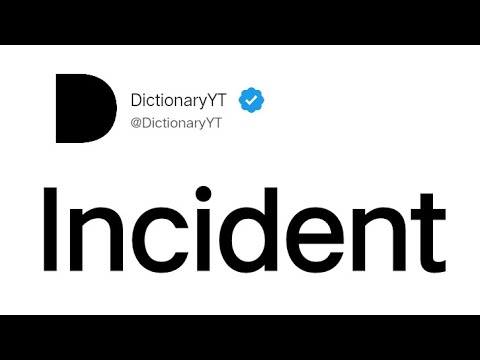 Incident Meaning in English - YouTube