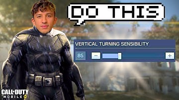 How to Adjust Vertical Turning Sensitivity CORRECTLY In CODM!!
