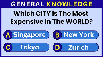 GK Quiz; Only a Genius Can Score 90% ? #challenge #gk #gkquiz #trivia #generalknowledge