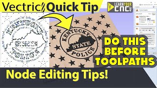 Tips for Node Editing and Fixing Overlaps  Vectric VCarve, Aspire, & Cut2D Quick Tip