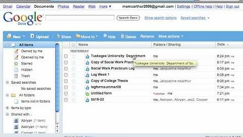 5 Minute Lecture Series: Using Google Documents