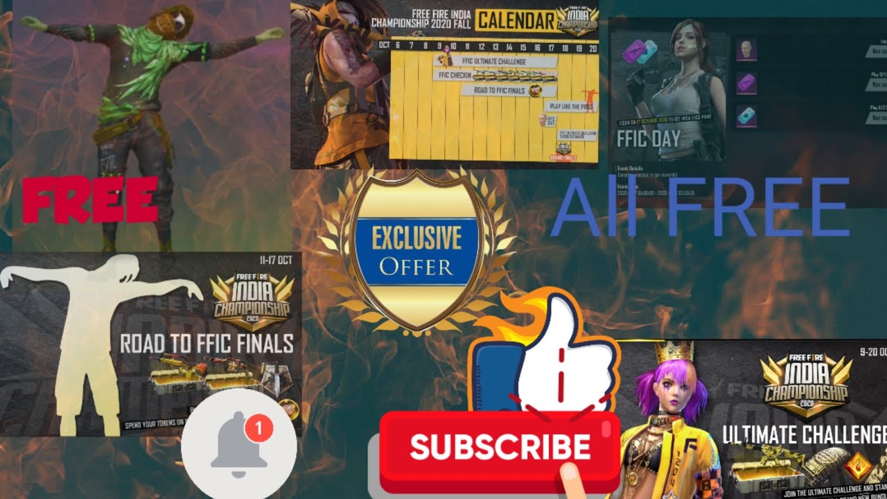 FREE LEGENDARY GUN SKIN, FREE EMOTE & BUNDLE IN FREE FIRE GAMING 