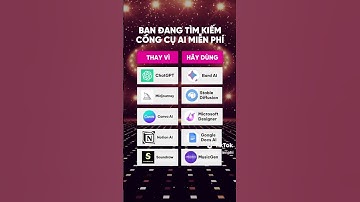 Những công cụ Ai miễn phí để làm video #ai  #xuhuong