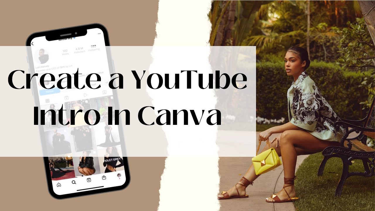 How To Create A YouTube Intro in Canva | Canva Tutorial - YouTube