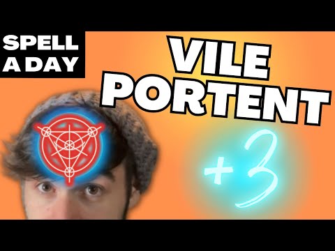 VILE PORTENT Force The Third Eye Open Spell A Day D D 5E 3