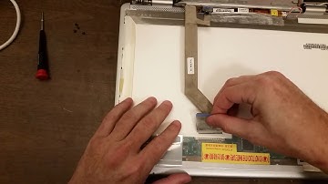 Replacing a cracked/broken LCD screen on a Laptop when an inverter is involved Dell Inspiron