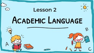 Lesson 2: Academic Language | EAPP