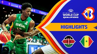 Kenya - Senegal | Basketball Highlights - #FIBAWC 2023 Qualifiers