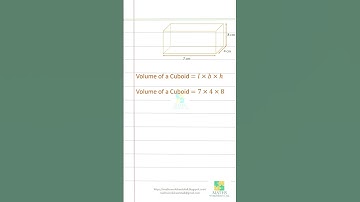 Finding the Volume of a Cuboid | Easy Math Tutorial!  #maths #volumeandsurfaceareaofsolids