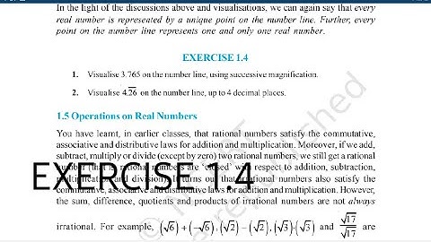 NCERT - Class 9th | Mathematics-Number systems | Detailed Solution | Exercise 1.4 |  Krish Bhutani