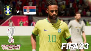 Fifa World Cup Qatar 2022 no Xbox Series S (Brasil vs Sérvia)