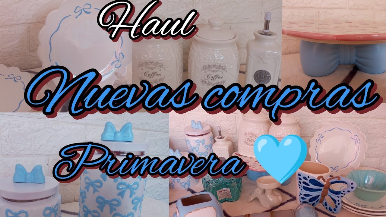 Nuevas compras para decorar primavera 🌼💙#compras#primavera#decoracion