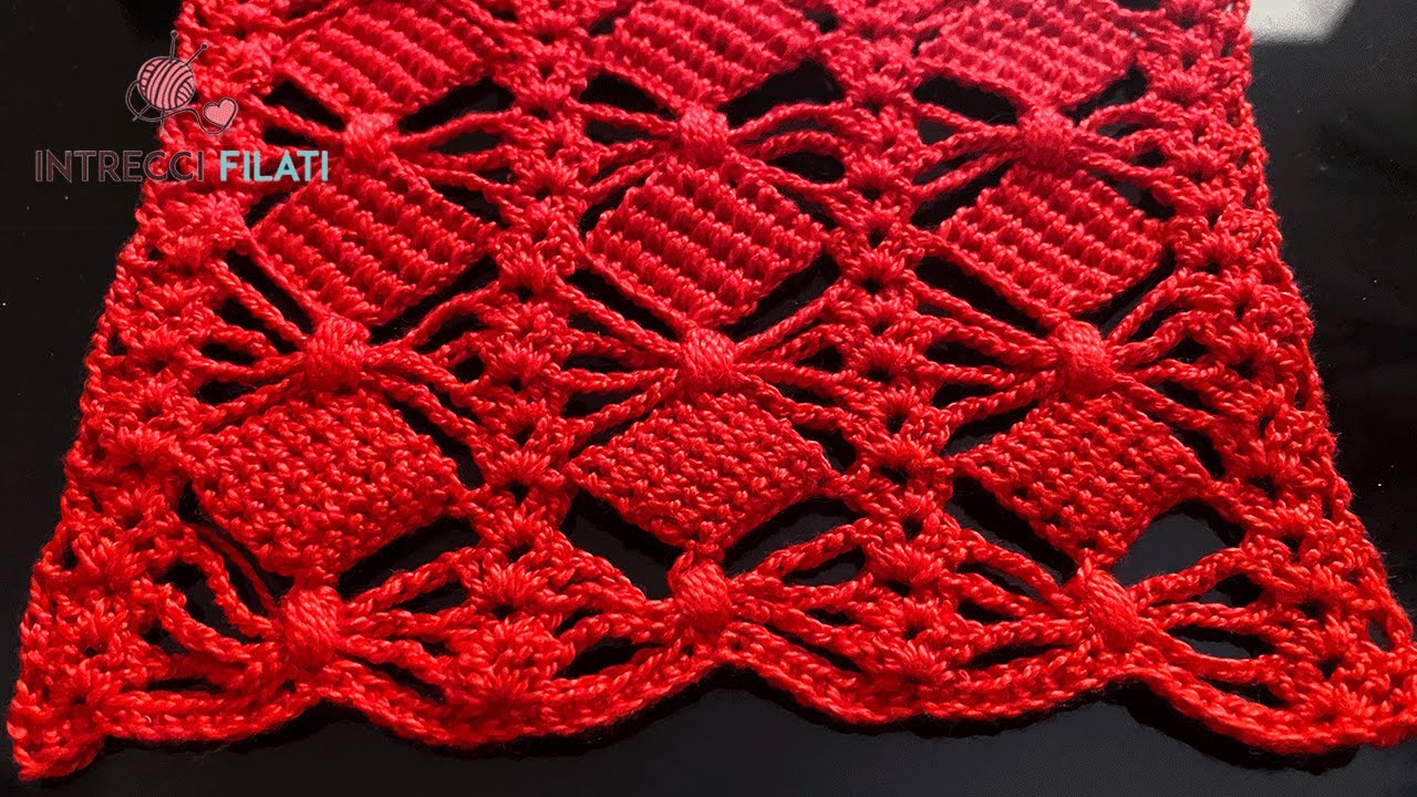 Uncinetto: punto ragno facile