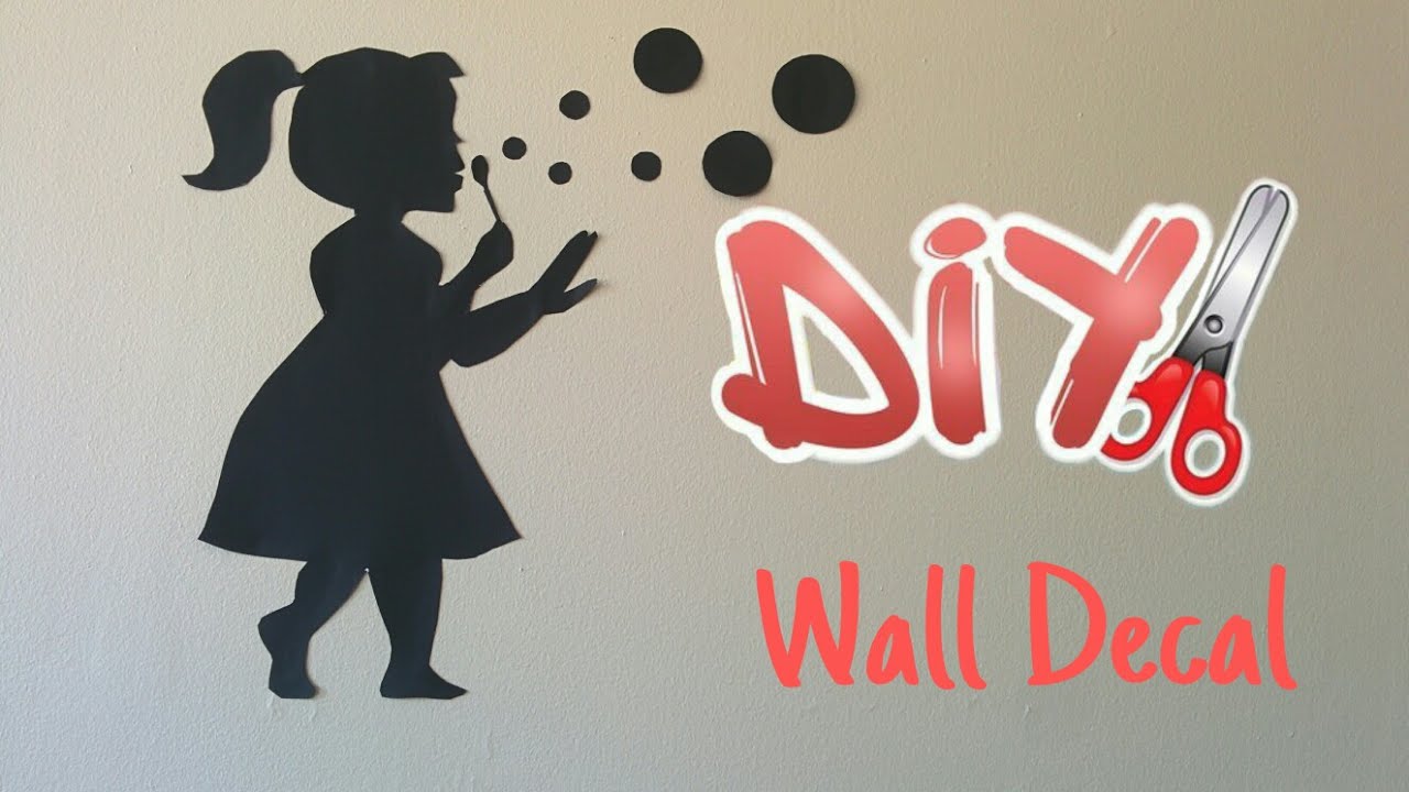 DIY wall decal vinyl wall decal ArtistInU YouTube