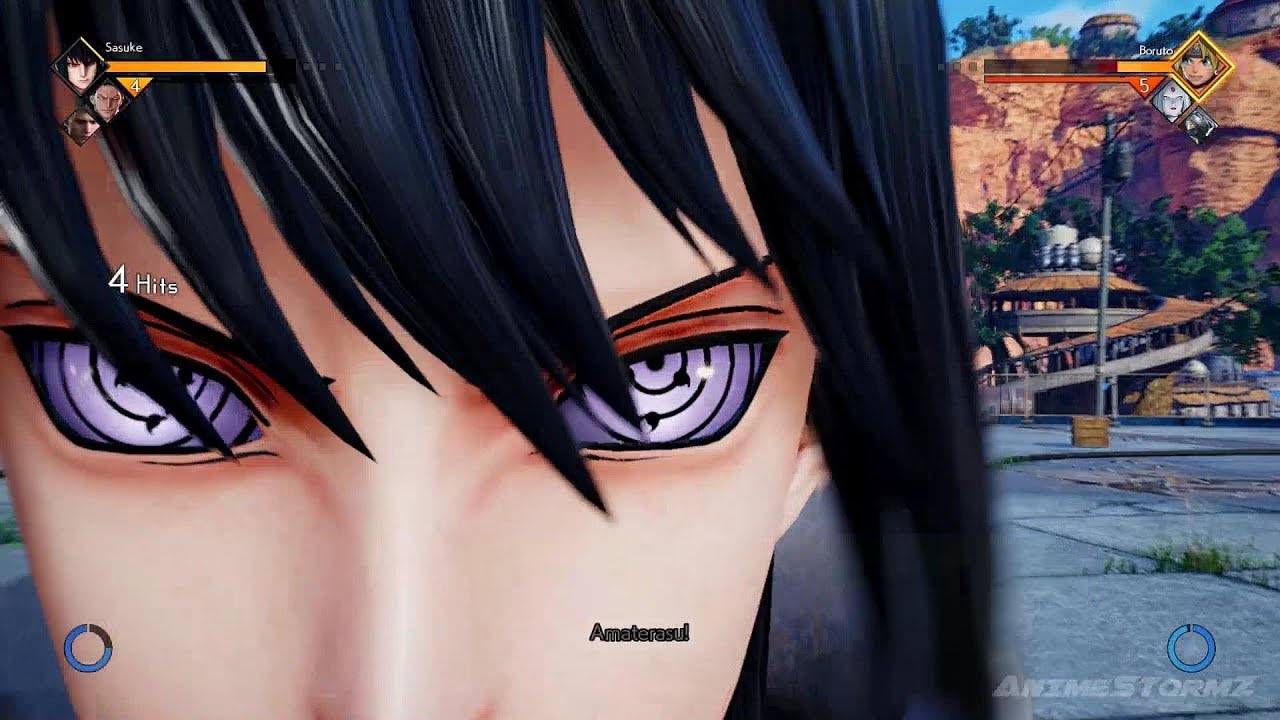 Sasuke Full Rinne Sharingan Gameplay Jump Force Mod Youtube