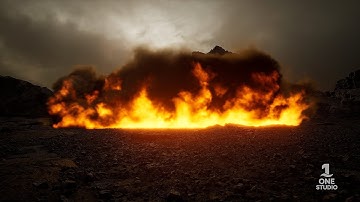 Oil Fire VDB Pack Loop - Unreal Engine