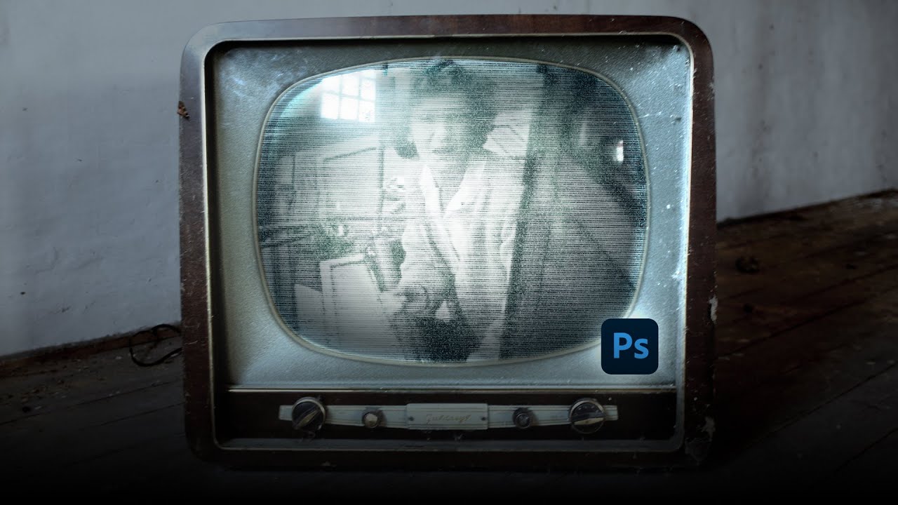 Effet vieille TV avec Photoshop