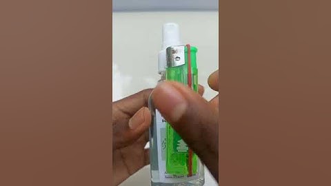 Spray fire with sanitizer / viral hack #shorts | M4 TECH |