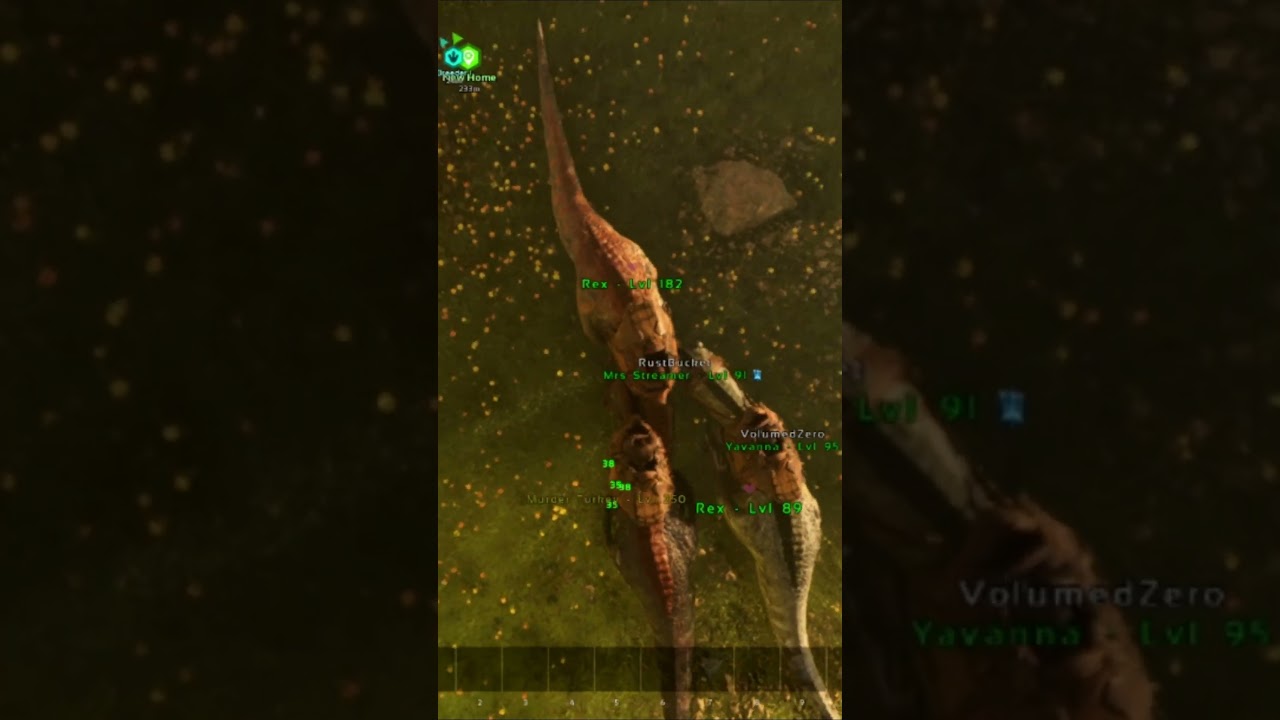 ASA Level 250 Murder Turkeys VS 3 Rexes! Turkey Trail Ark ASA 2023! 