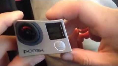 GoPro Hero4 camera settings menu tutorial edited with Sony Vegas Pro
