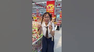 Hạt Tiêu thực hiện thử thách mua đồ trong siêu thị chỉ với 20k #hattieu