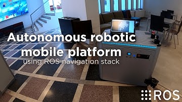 Autonomous robotic mobile platform using ROS navigation stack