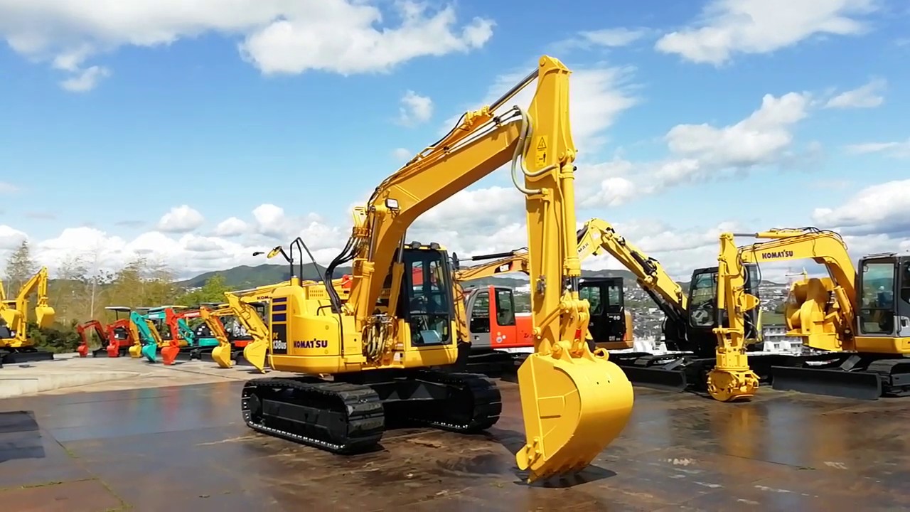 ★コマツ★パワーショベル★ユンボ★KOMATSU★非売品★PC210 コマツ PC138US-10 ユンボ（ショベルカー）0.45クラス 中古重機・建機