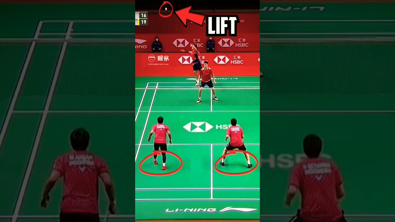 Doubles defense in badminton How to play? || game of imagination