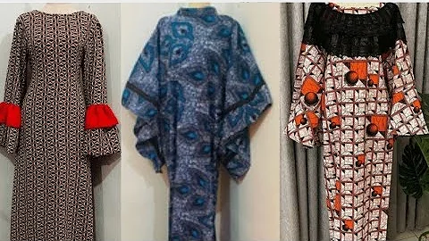 New & Trendy Designs of African Dresses:  Latest Asoebi Styles | Ankara Lace Styles | Boubou/Kaftan