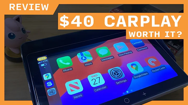 Let's Test This $40 Wireless Apple CarPlay & Android Auto Screen! Car Thing Alternative Review