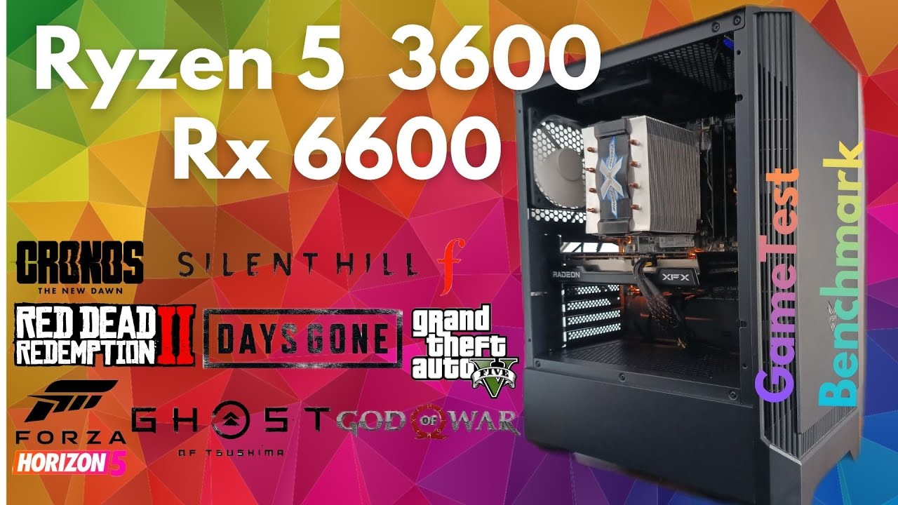 Ryzen 5 3600 & Rx 6600 Game Test & Benchmark - YouTube