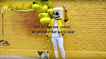 Marshmello ft. Bastille - Happier (Lyric Video)