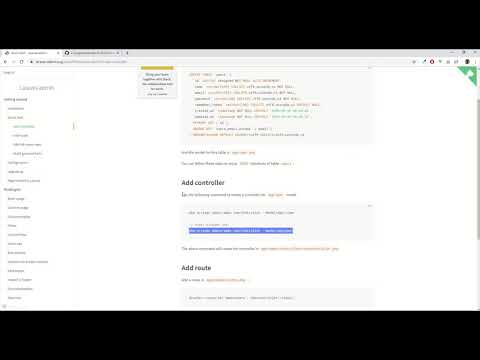 Laravel-admin Install and