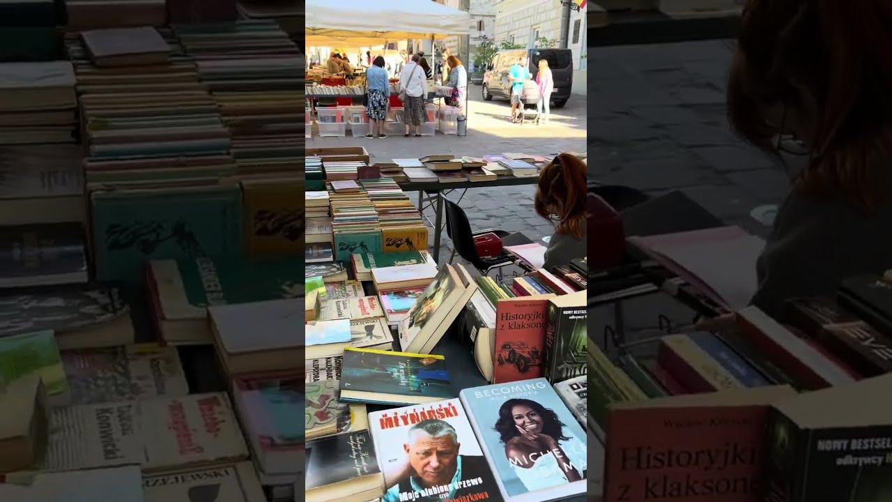 Букинистика в Кракове. Книжная ярмарка по воскресеньям в Кракове, Польша