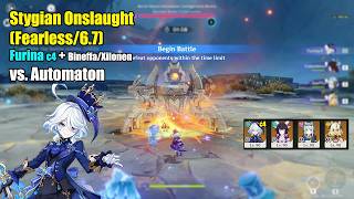 Stygian Onslaught (6.7/Fearless) - Furina c4r0, Bineffa c0r0, Xilonen c0r0 vs. Automaton clear