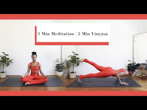 10 Minute Midweek Pick-Me-Up Yoga | 5 MIN MEDITATION 🧘‍♀️ 5 MIN VINYASA 🤸‍♀️ |Bright and Salted Yoga
