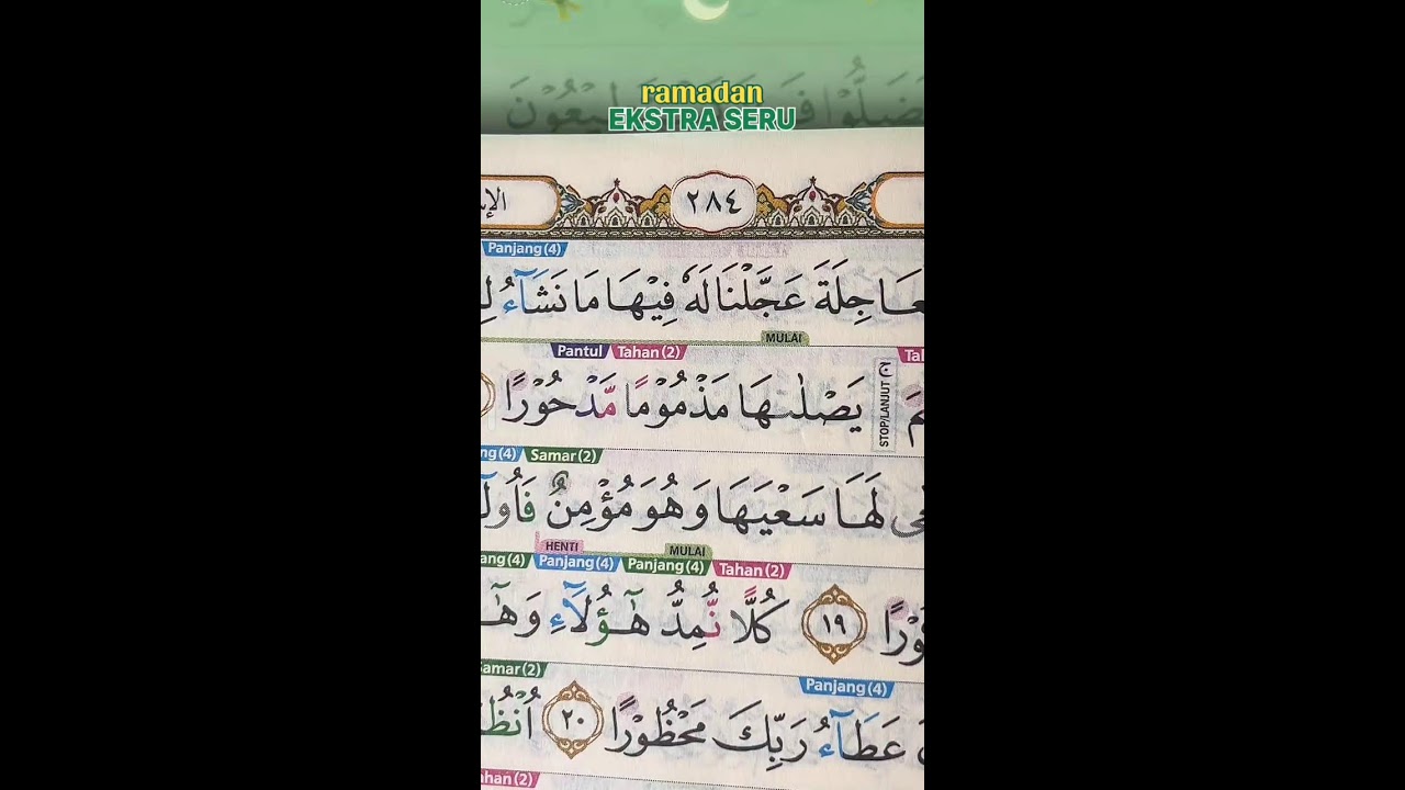 BELAJAR MENGAJI AL-QUR'AN DAN TAJWIDNYA 9 MARET 2026