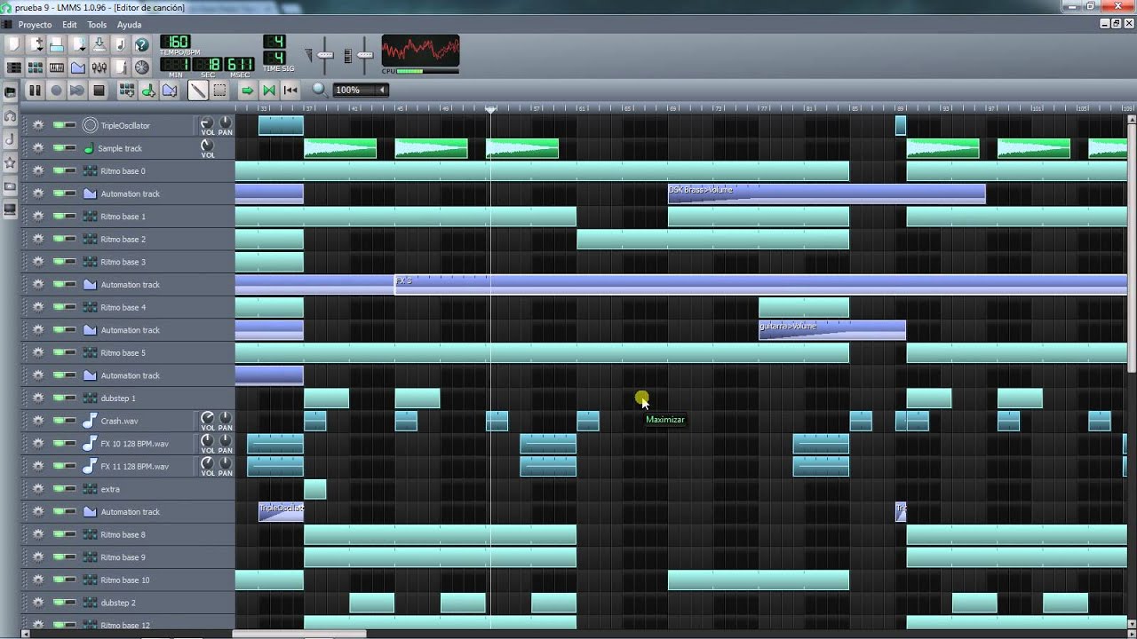 Blackshrk - Ninja space (LMMS) (Dubstep)