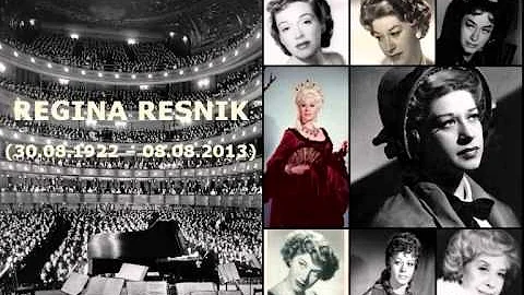 Regina Resnik-"Ohim! morir mi sento" from Aida/G.  Verdi.