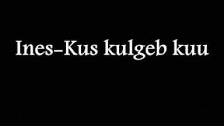 Video thumbnail of "Ines- Kus kulgeb kuu"