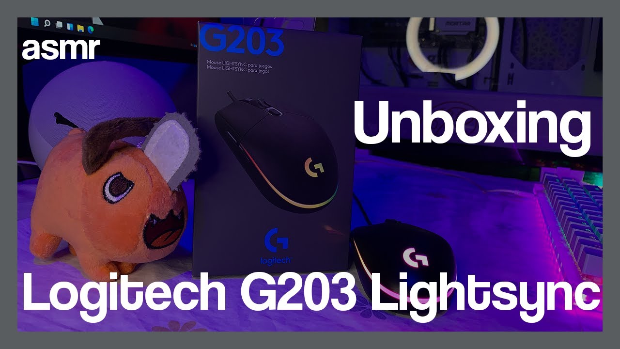 Logitech G203 LIGHTSYNC | UNBOXING | ASMR