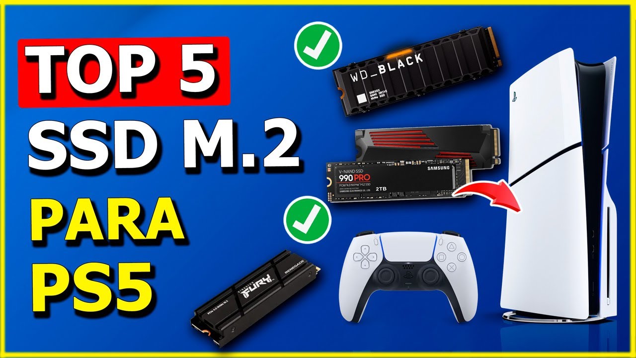 🔥 TOP 5 Mejores SSD M.2 para PS5, PS5 Slim y PS5 Pro (2025) ✅ Elige BIEN