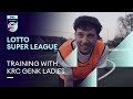KRC Genk Ladies welcomed a special guest to training.