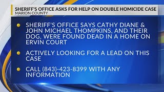 Marion County Sheriff’s Office asking for help solving double homicide from 2021
