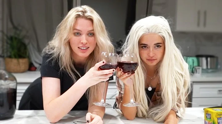 we tried kids crafts but we were very drunk (w/ QT...