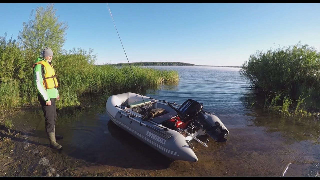 Открытие летнего рыболовного сезона, обкатка мотора Suzuki 9,9