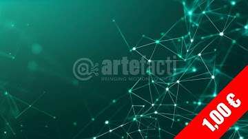 Network Particle Grid HD Stock Video