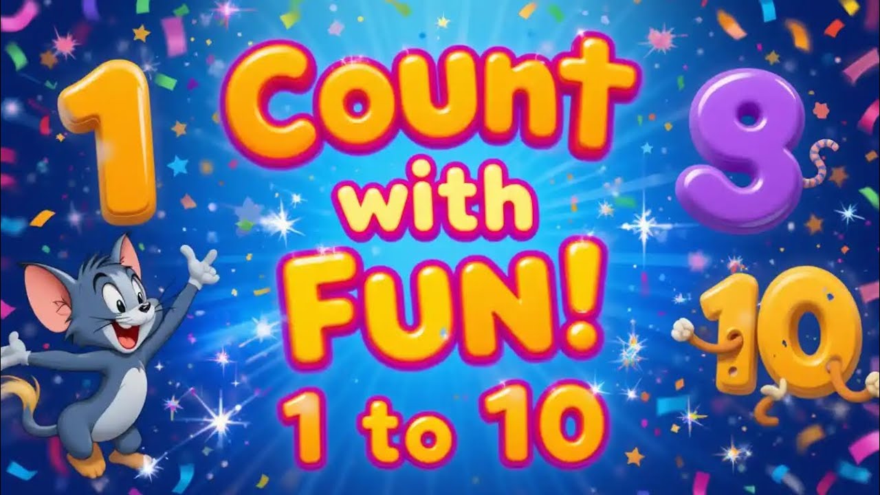 "Learn Counting 1 to 10 🎉 | Fun & Easy Numbers for Kids!" - YouTube