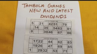 TAMBOLA GAMES WITH NEW DIVIDENDS/GROUP GAMES/LADIES KITTY PARTY GAMES/HOUSIE GAMES/BIRTHDAY GAMES